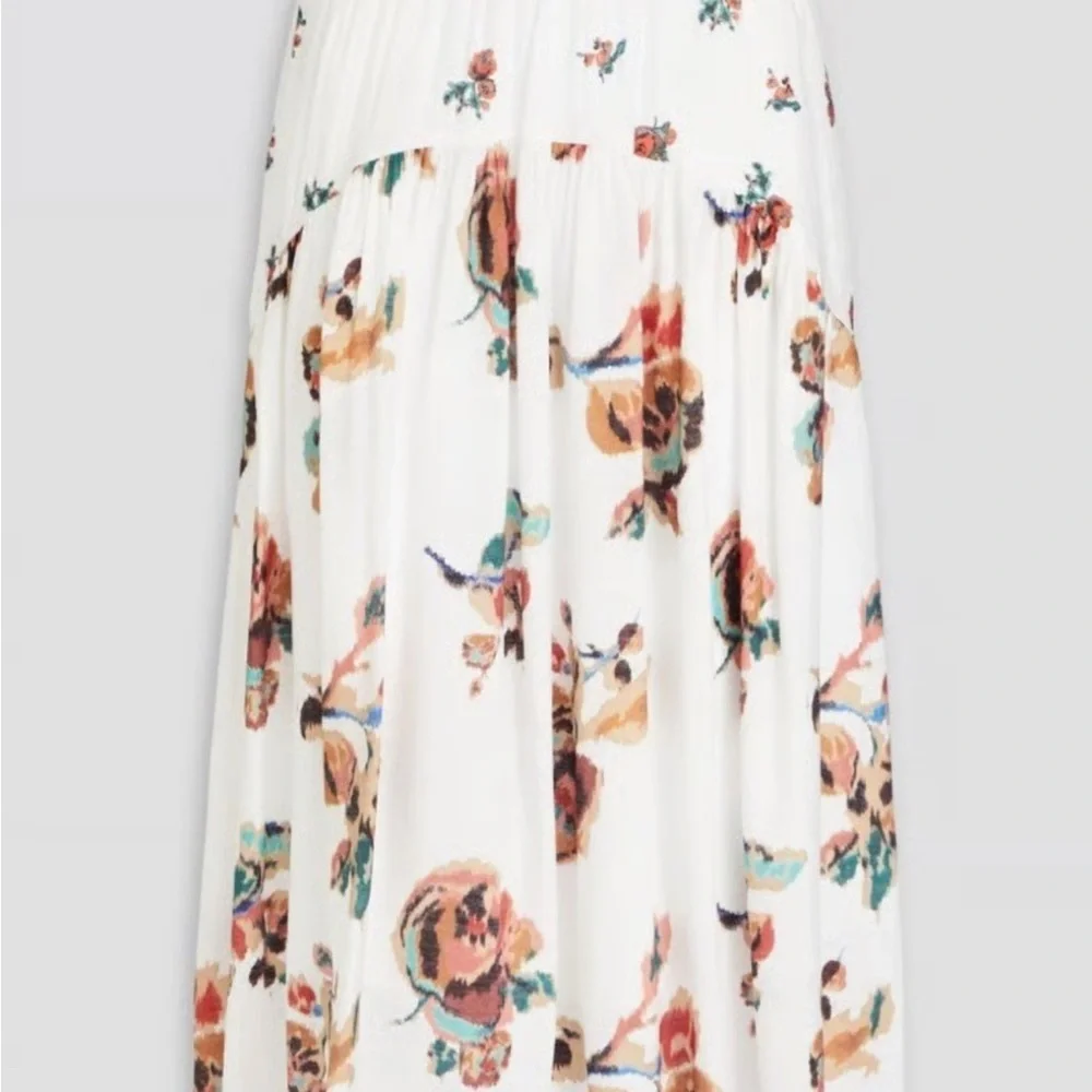 Vince Size 2X Floral A-Line Skirt Cottagecore Cottage Core Romantic Vacation